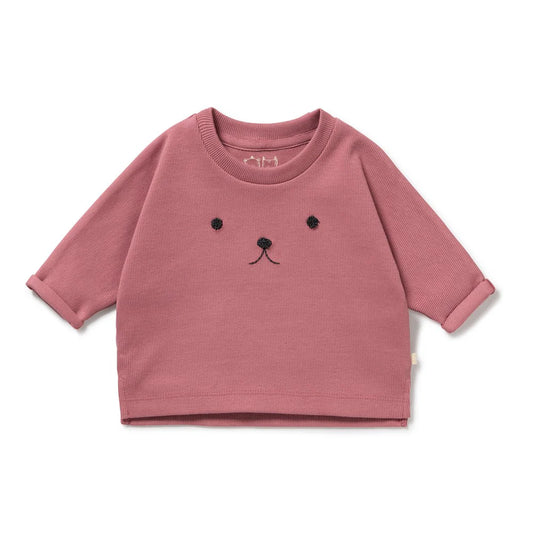Plum Organic Rib long-sleeved Organic Top