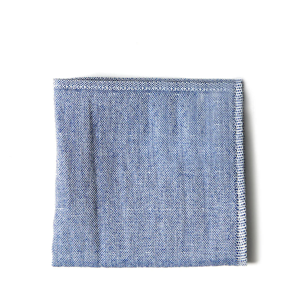 Japanese Sasawashi Handkerchief . Navy