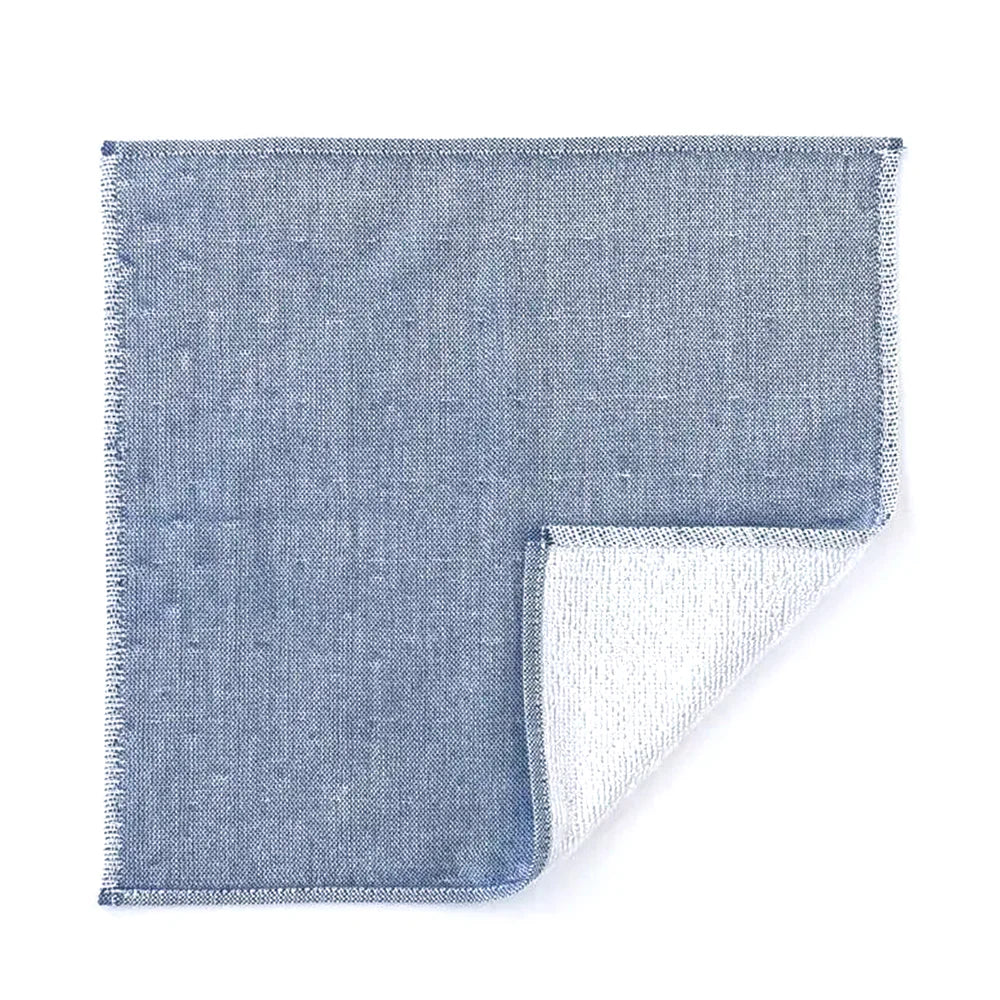 Japanese Sasawashi Handkerchief . Navy