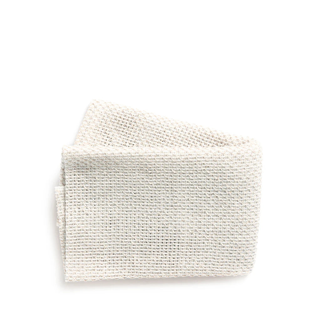 Japanese Mesh Body Scrub Towel . White