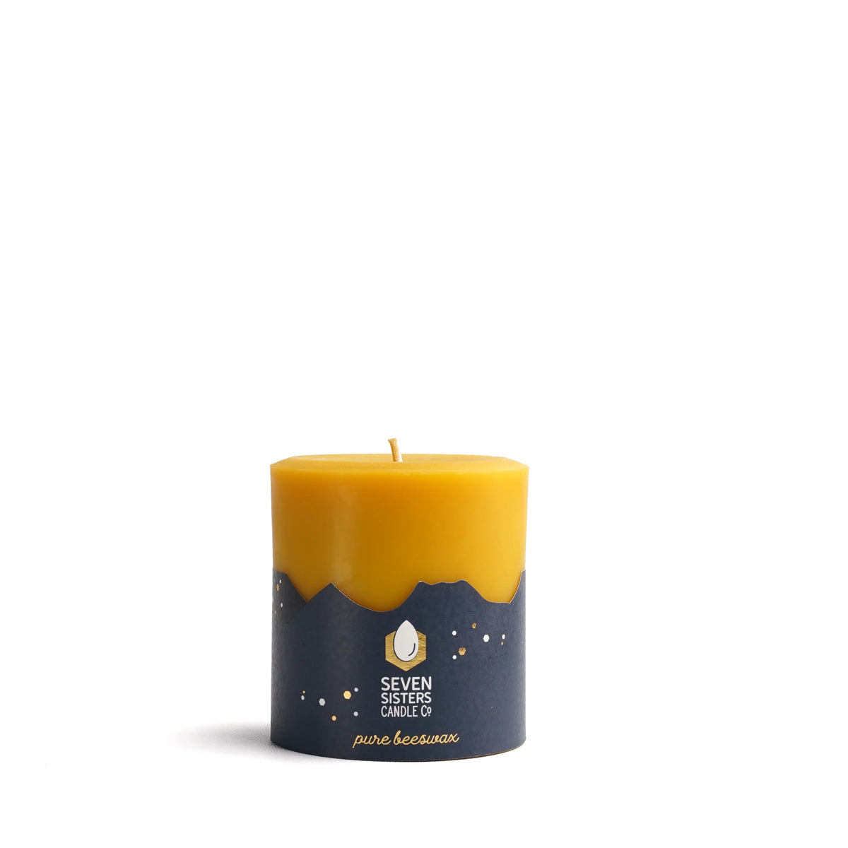 Pure Beeswax Candles . 10cm diameter