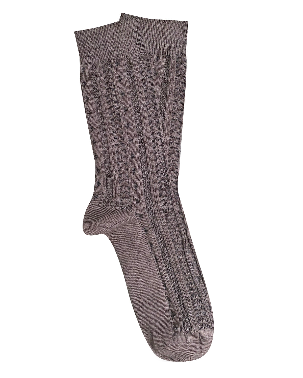 Cotton Socks . Trastevere . Brown .