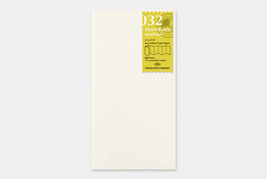 Traveler's Notebook . Accordian Fold Paper
