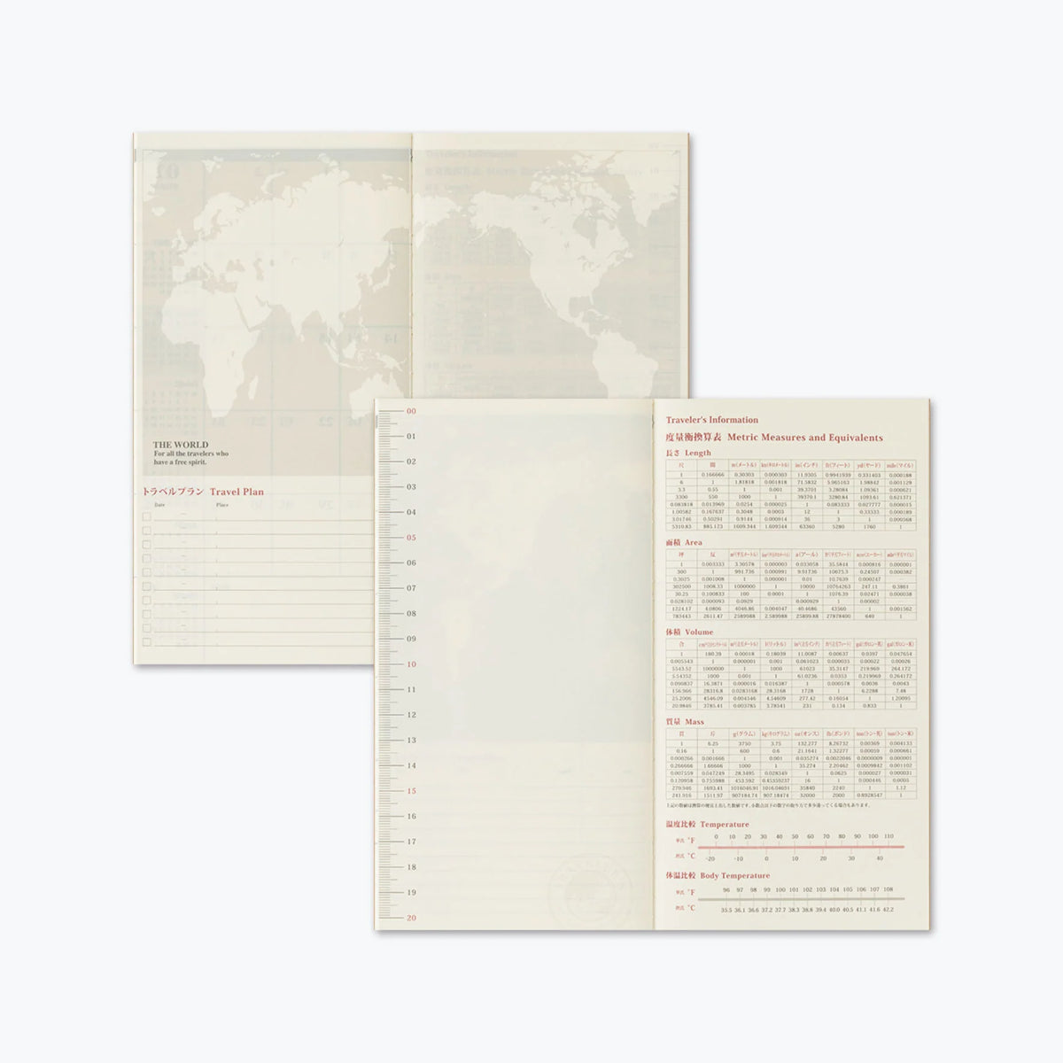 Traveler's Notebook Refill . 2027 Monthly Diary
