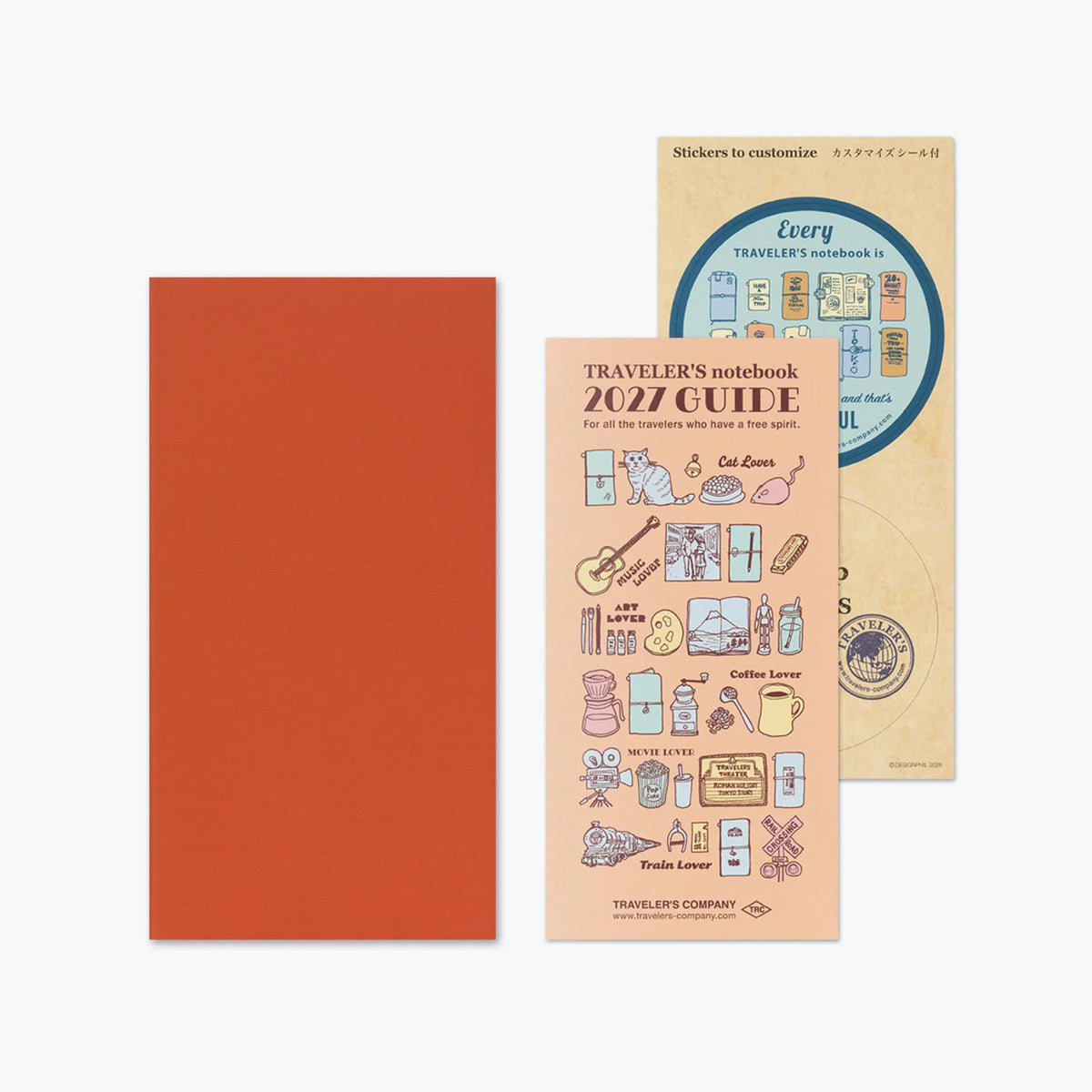 Traveler's Notebook Refill . 2027 Monthly Diary