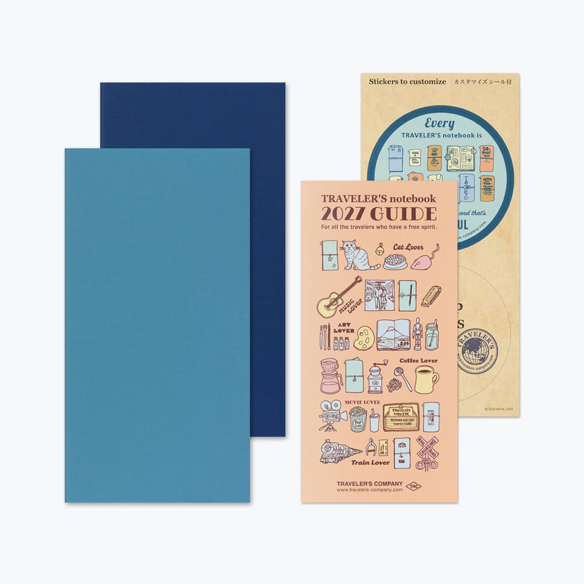 Traveler's Notebook Refill . 2027 Diary Weekly + Memo
