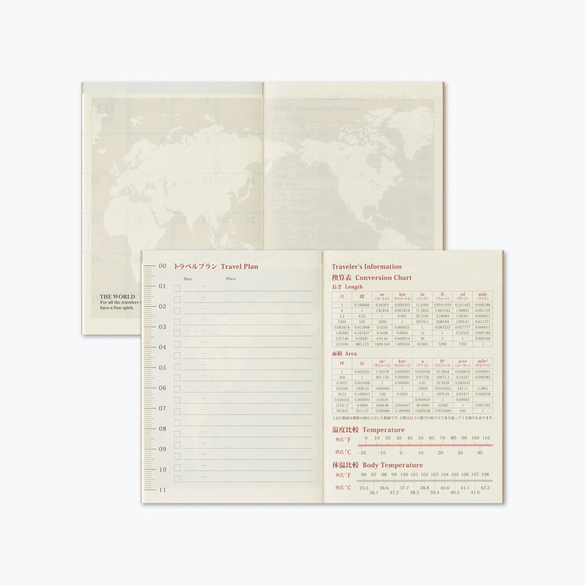 Traveler's Notebook Refill PASSPORT . 2027 Diary Weekly