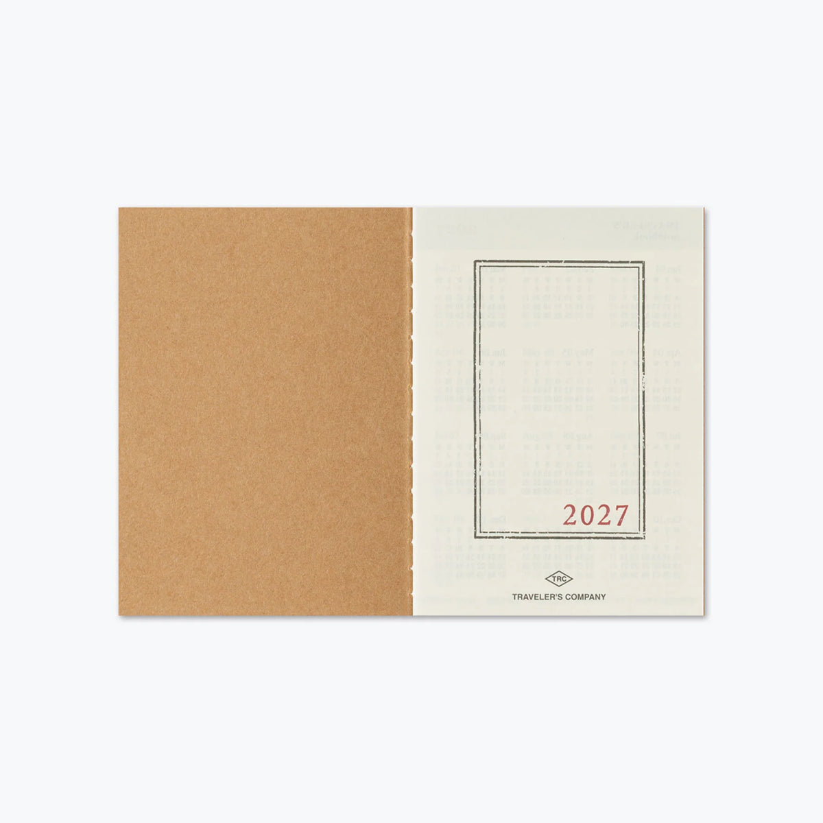 Traveler's Notebook Refill PASSPORT . 2027 Diary Weekly