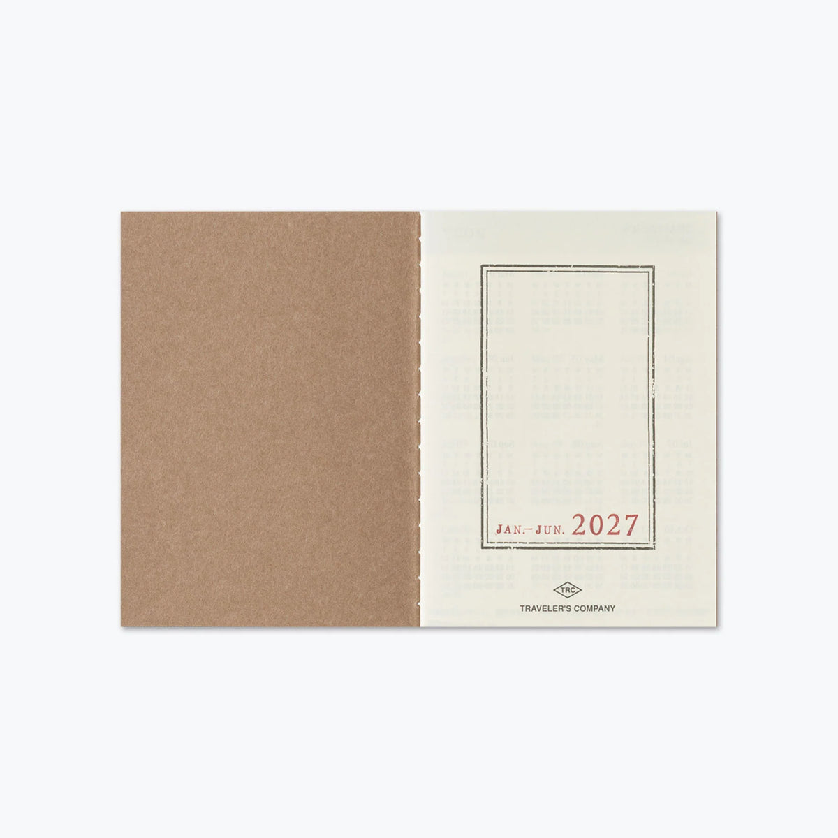 Traveler's Notebook Refill PASSPORT . 2027 Diary Weekly + Memo