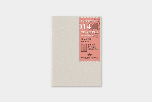 014 Traveler's Notebook Dot Grid Folder . Passport size