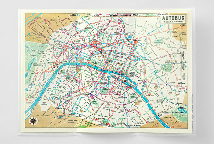 029 Traveler's Notebook Three-fold File . Regular size