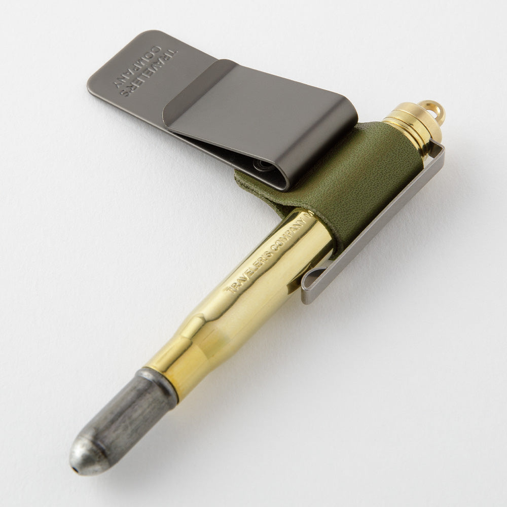 Traveler's Notebook Pen Holder . Olive