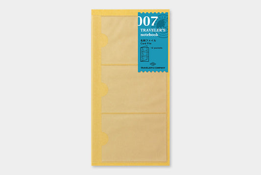 007 Traveler's Notebook Card File . Regular size