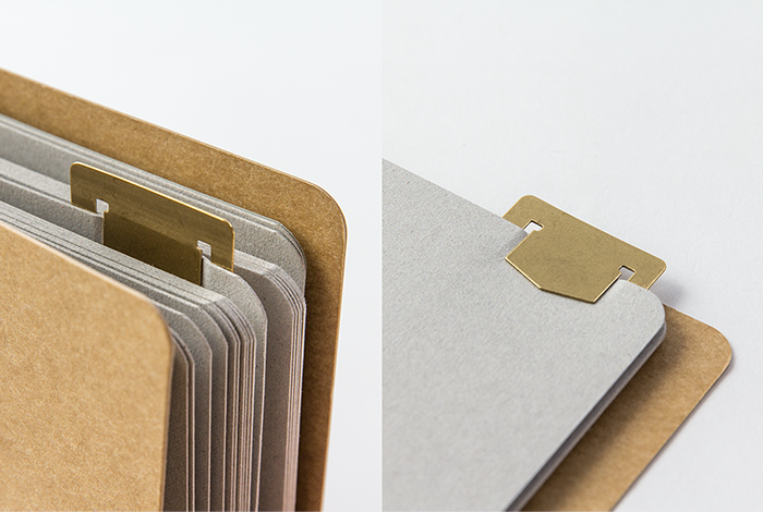 Traveler's Notebook Brass Numbers Bookmark
