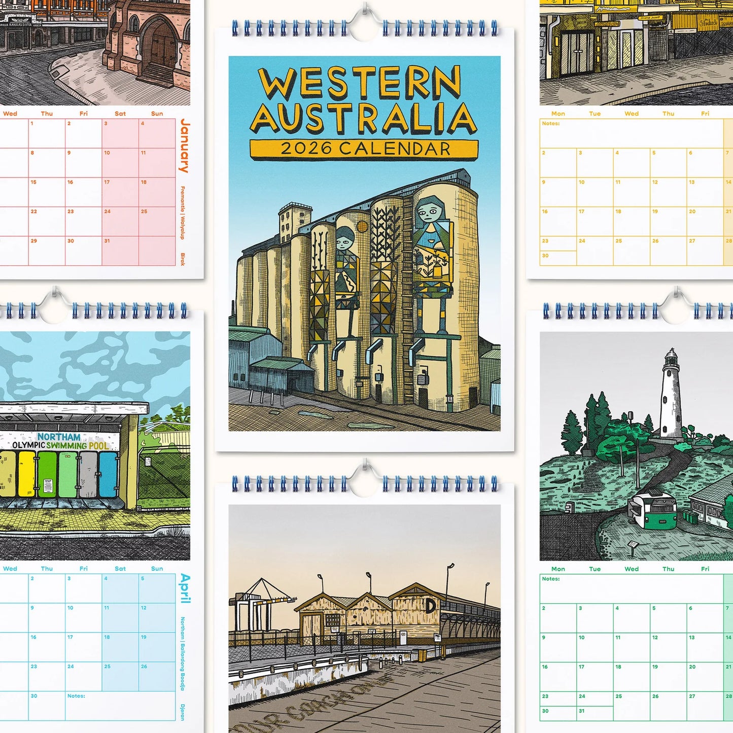 Fremantle Calendar x Neighbourhood Press