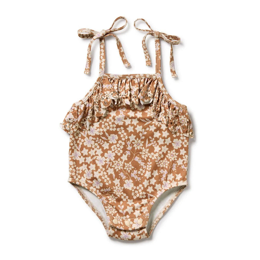 Baby Swimsuit . Hazel Floral