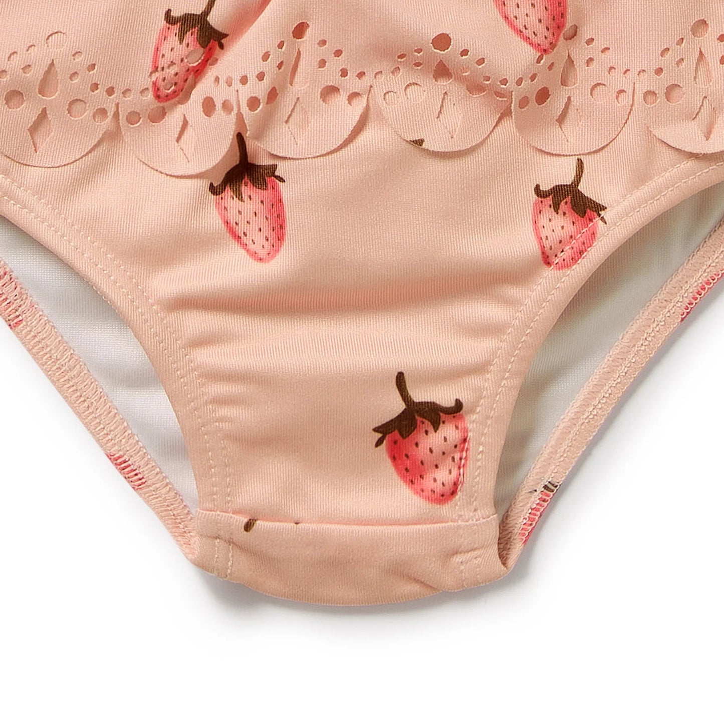 Baby Rashie Swimsuit Set . Strawberry Kisses