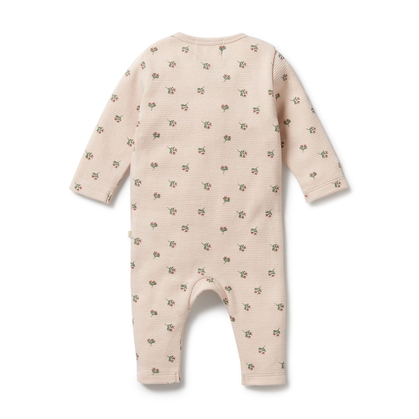 Organic Cotton Ruffle Zipsuit . Emily Floral