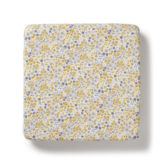 Organic Cotton Fitted Cot Sheet . Little Meadow