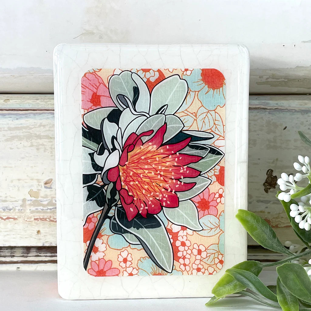 Mini Woodblock . Murchison Rose  ARRIVING SOON