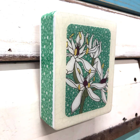 Mini Woodblock . Milk Maids