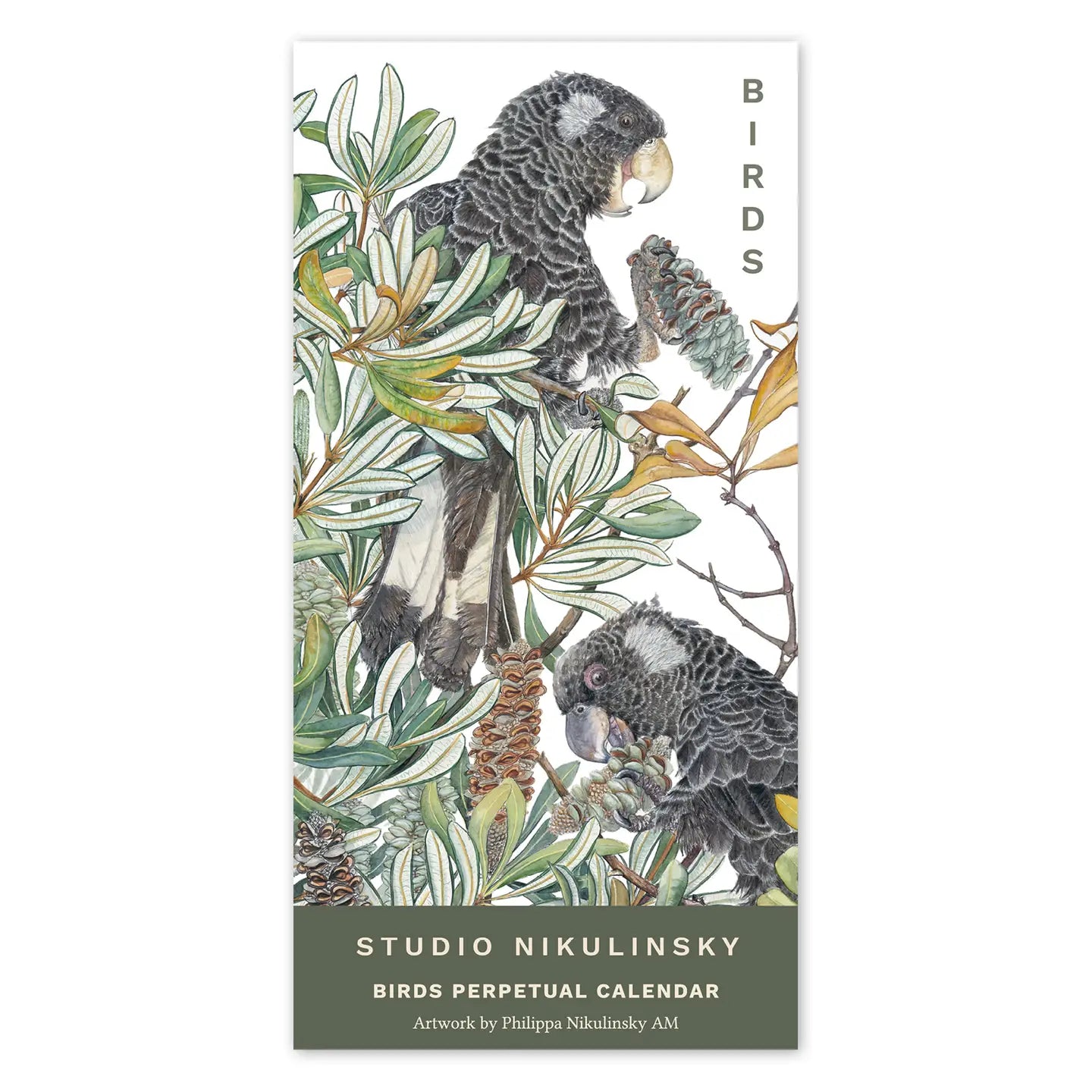 Studio Nikulinsky . Australian Birds, Perpetual Calendar