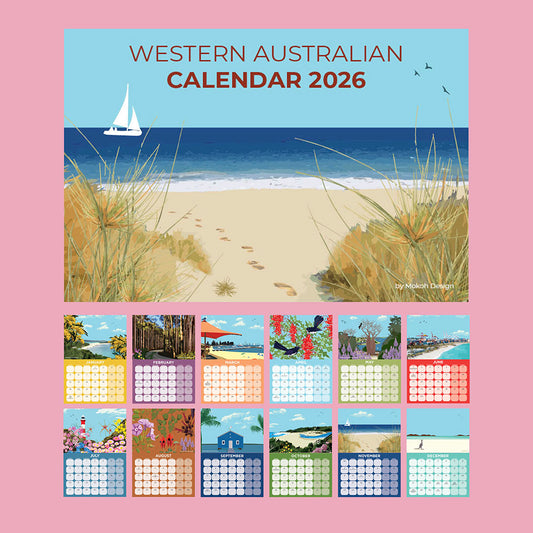 Mokoh 2026 Western Australia Calendar