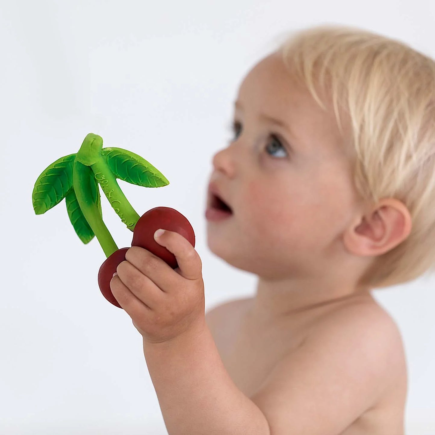 Cherry Natural Rubber Teether I Bath Toy  ARRIVING SOON!
