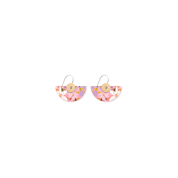 Kelsie Rose . Whimsical . Layered Medium Moon Drop Earrings