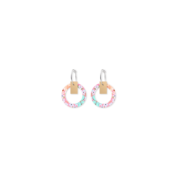 Kelsie Rose . Whimsical Blooms . Small Orbit Hoop Earrings