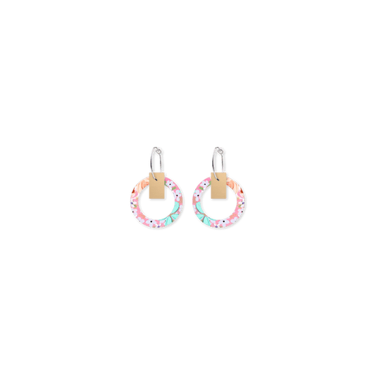 Kelsie Rose . Whimsical Blooms . Small Orbit Hoop Earrings