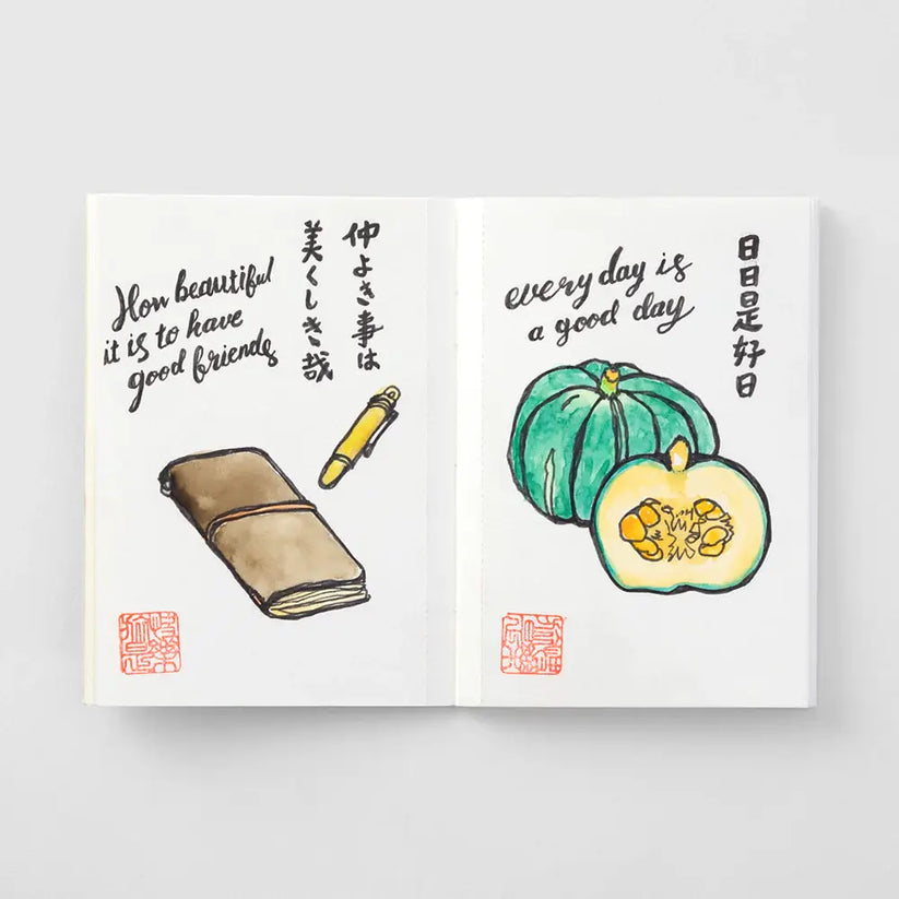 Traveler's Notebook Refill . Watercolour Paper . Passport size
