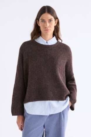 Agna Sweater . Chestnut.