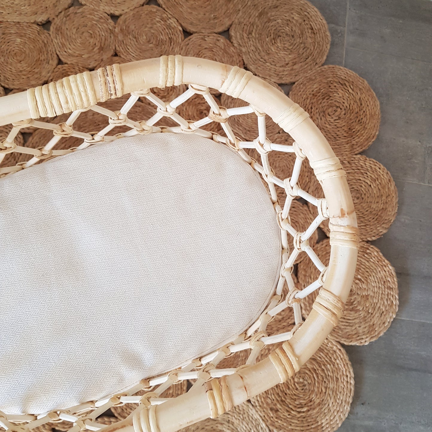 Rattan Doll Bassinet / Cot