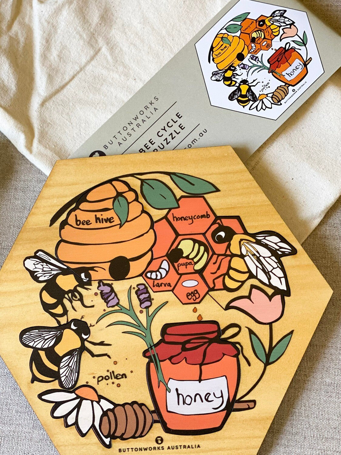 Honey Bee Cycle Puzzle