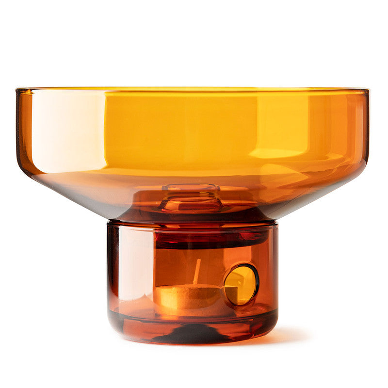 Sensory : Glass Oil Burner in Amber