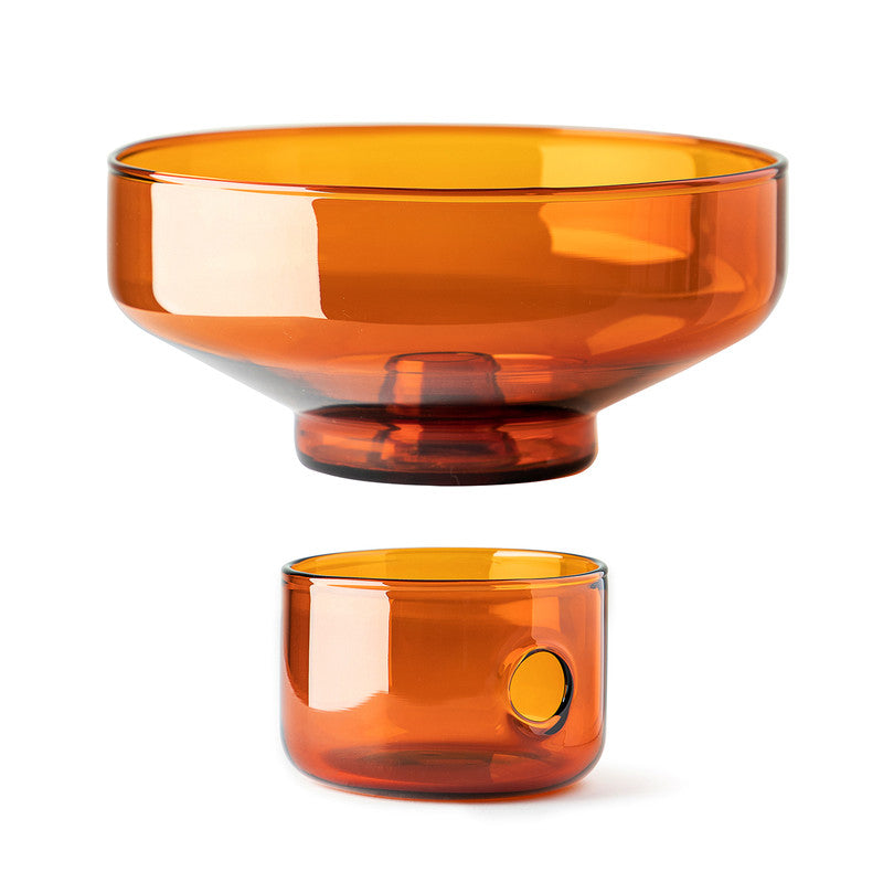 Sensory : Glass Oil Burner in Amber