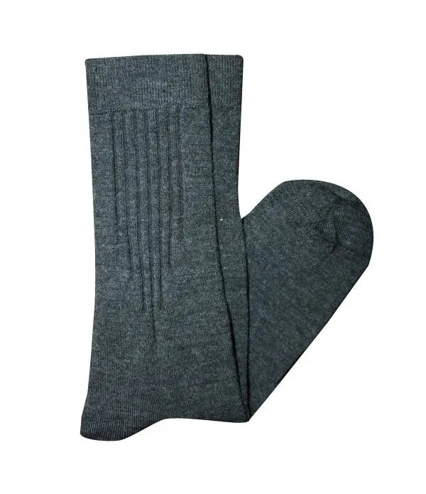 Wool Socks : Pathways . Grey