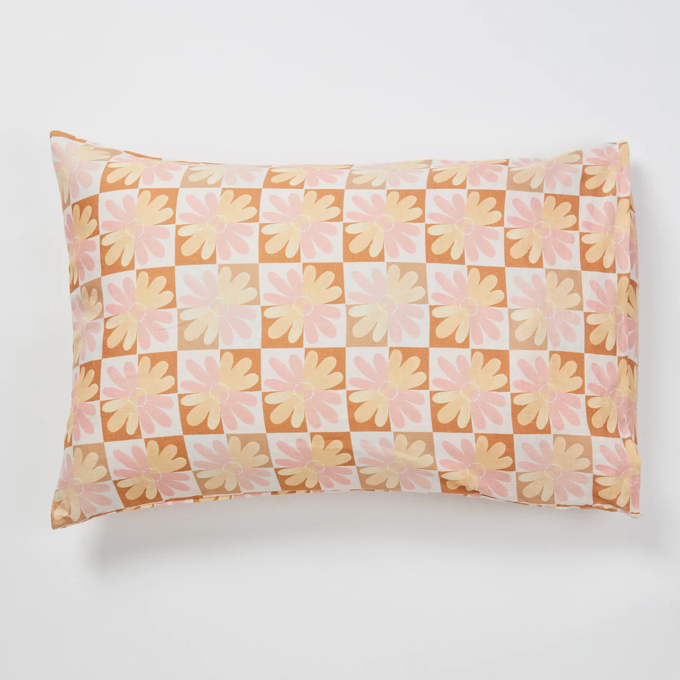 Bonnie and Neil linen pillowcases Chamomile Pink