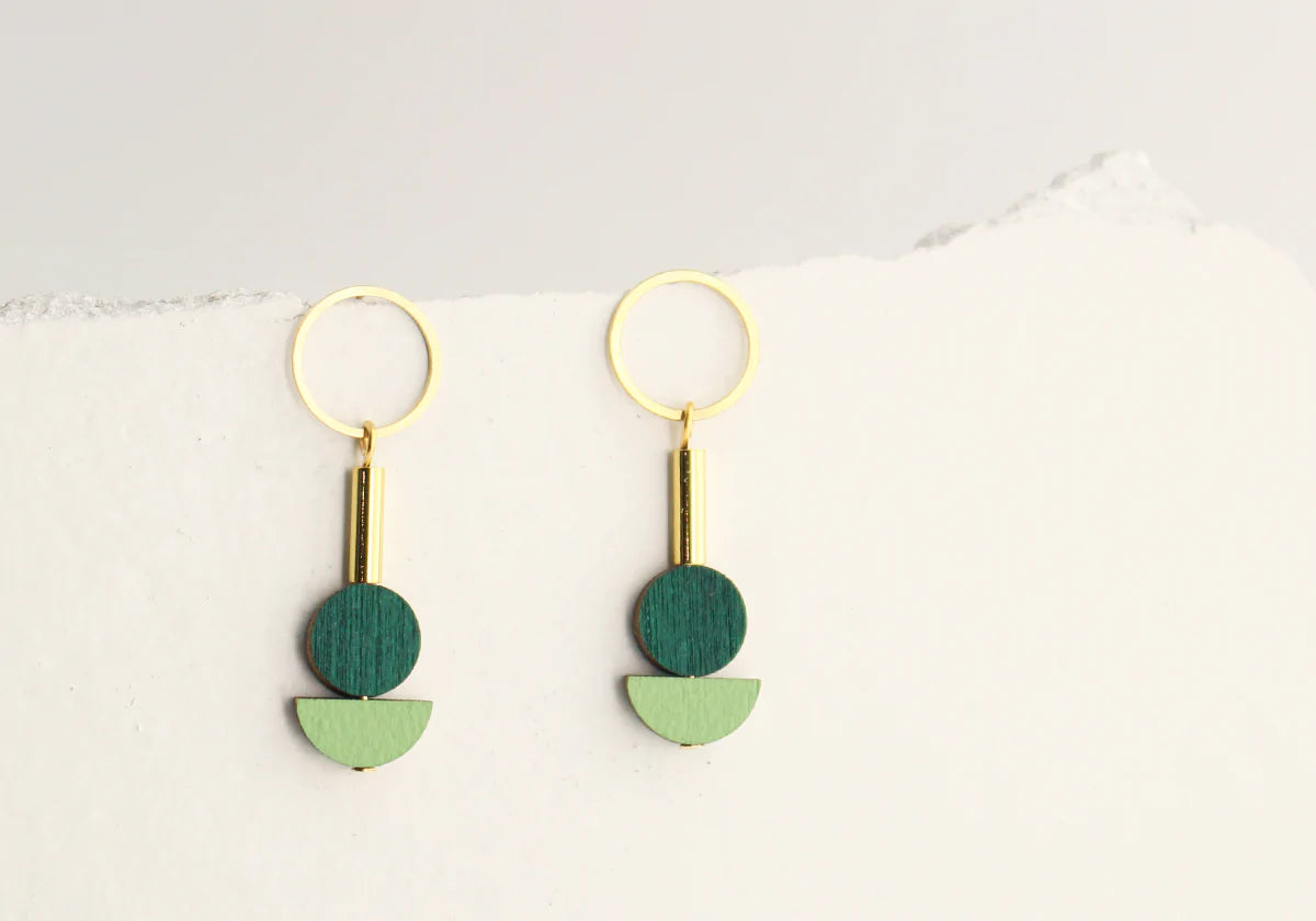 Deco Earring . Forest