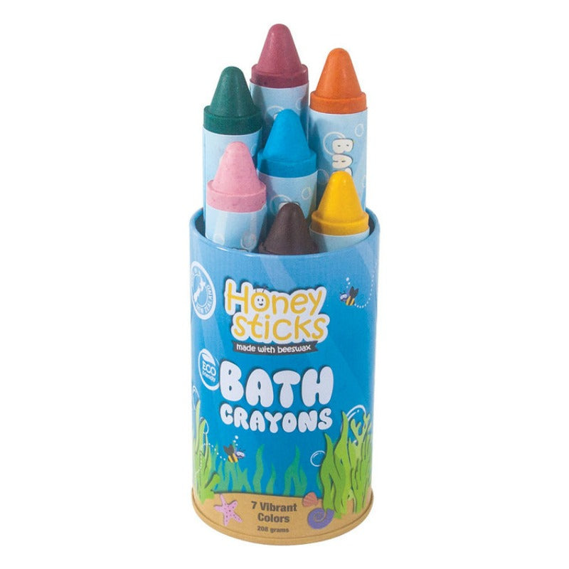 Beeswax bath crayons