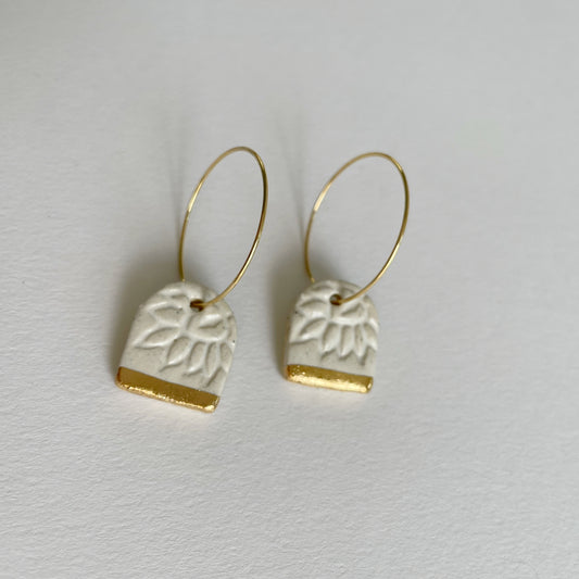 Arch earrings : Gold