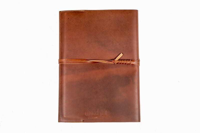 Leather Wrap Journal Refillable . Brown